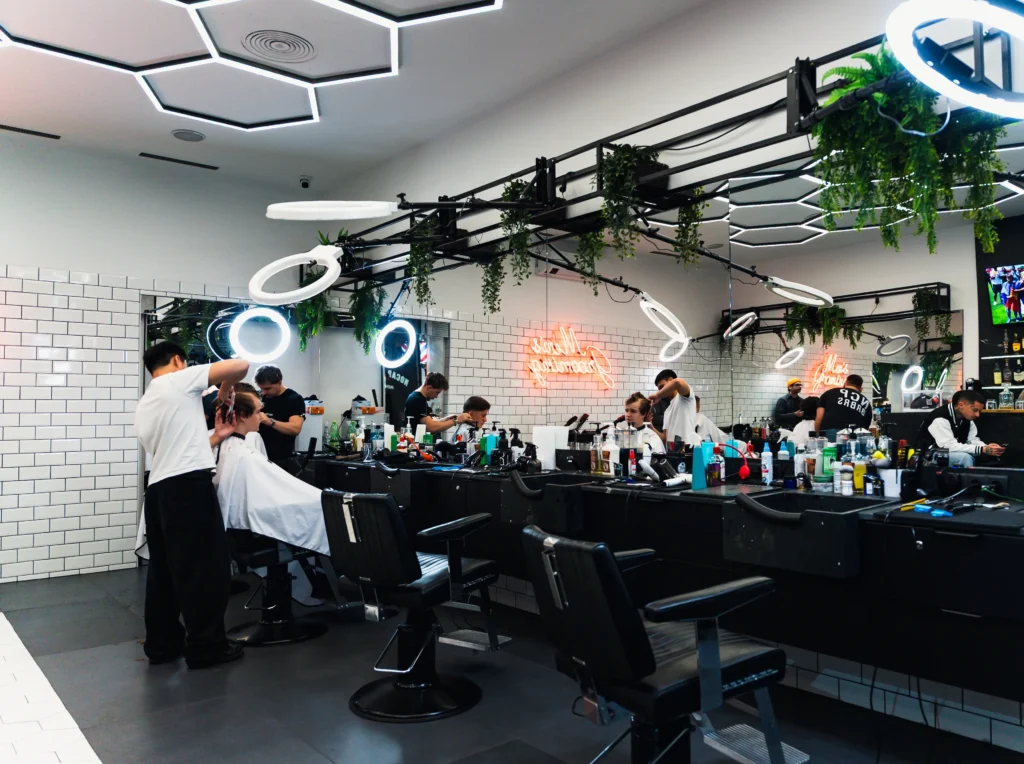 Barber Tools und Styling Details